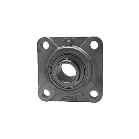 Ami Bearings SINGLE ROW BALL BEARING - 2-7/16 STAINLESS SET SCREW STAINLESS 4-BOLT FLANGE MUCF212-39